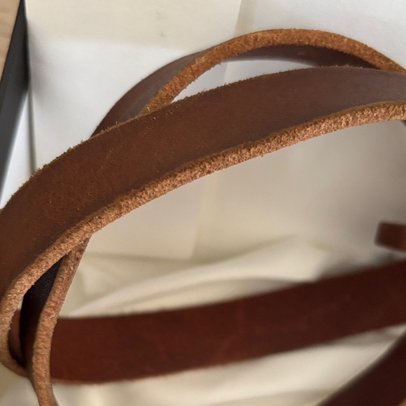 Gucci Double G thin brown belt sz80 - Picture 3 of 7